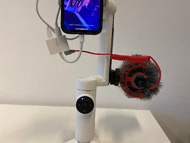 Cold Shoe Mount 45° Angle for Insta360 Flow and Rode Mics | Blitzschuhadapter 45° Insta360 Flow