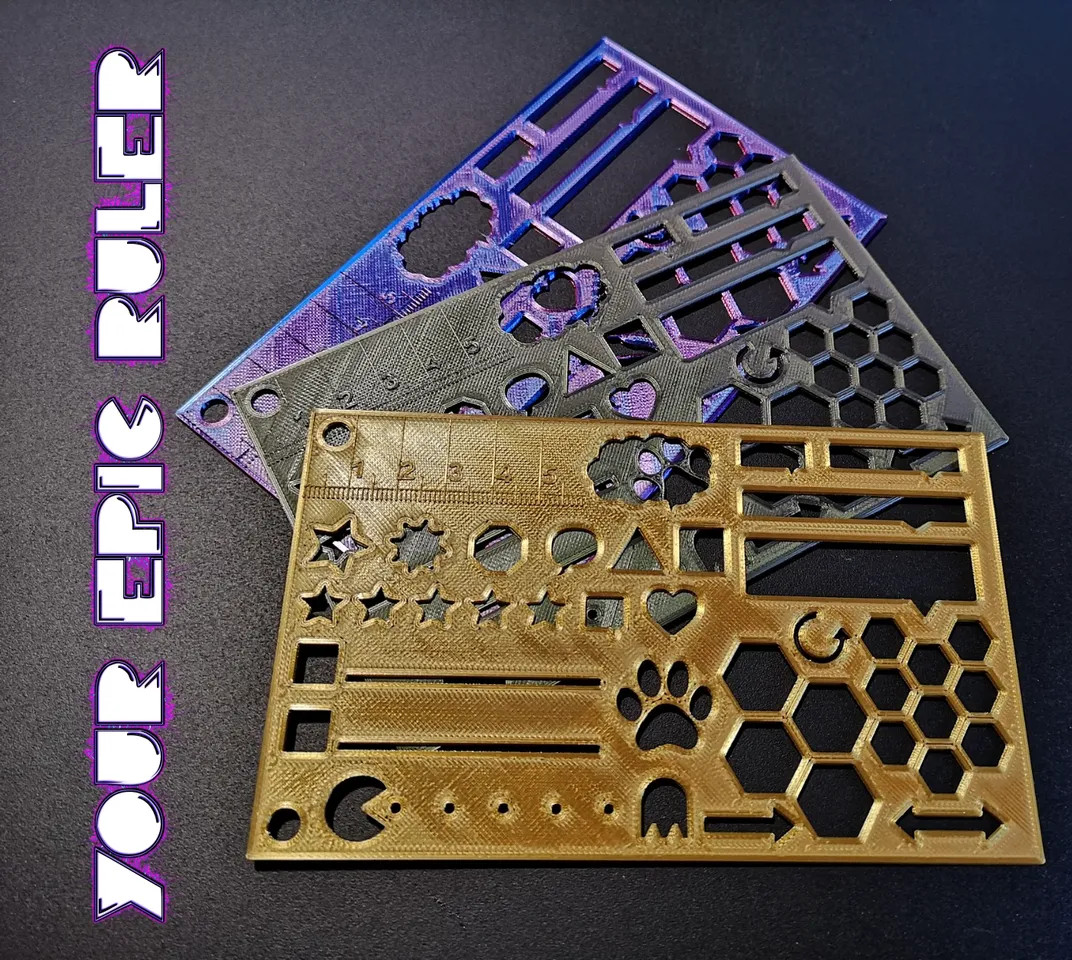 Your Epic Ruler by killakatze | Download free STL model | Printables.com