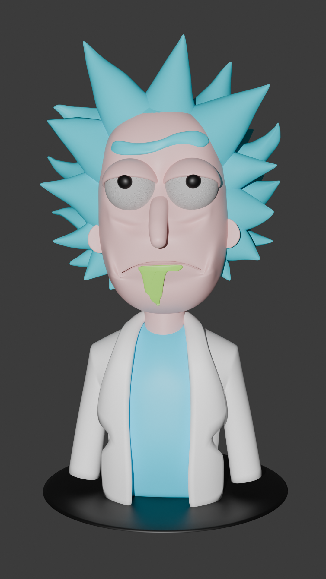 Buste de Rick (Rick et Morty) by Galaxar | Download free STL model ...