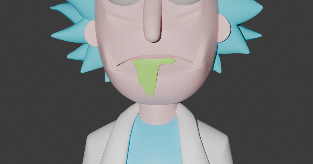 Buste de Rick (Rick et Morty) by Galaxar | Download free STL model ...