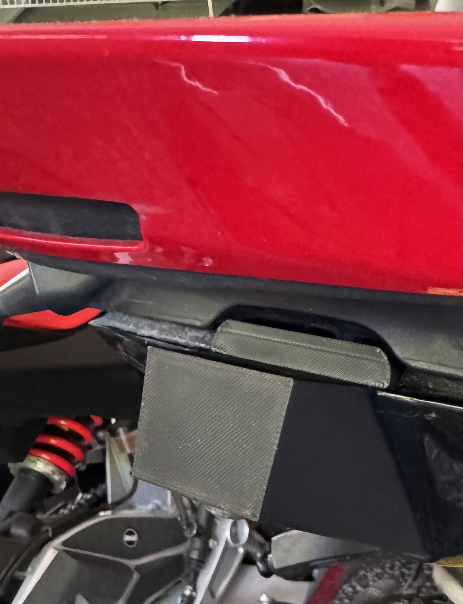 Ducati Backrest Mount Cover
