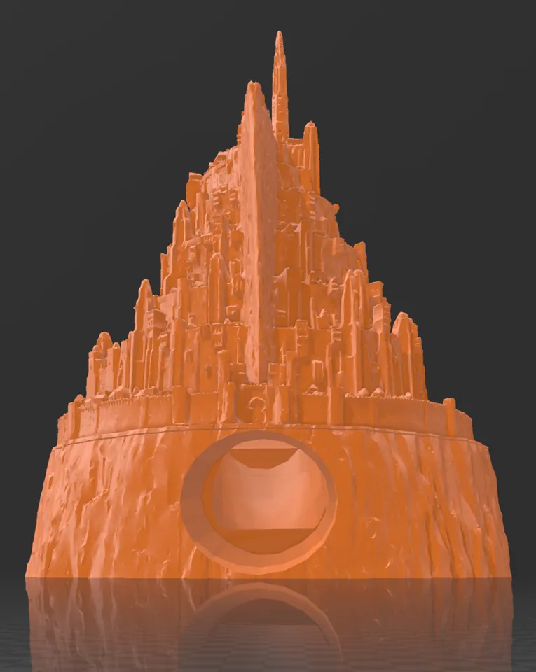 Minas Tirith Full scene 3D 3D model