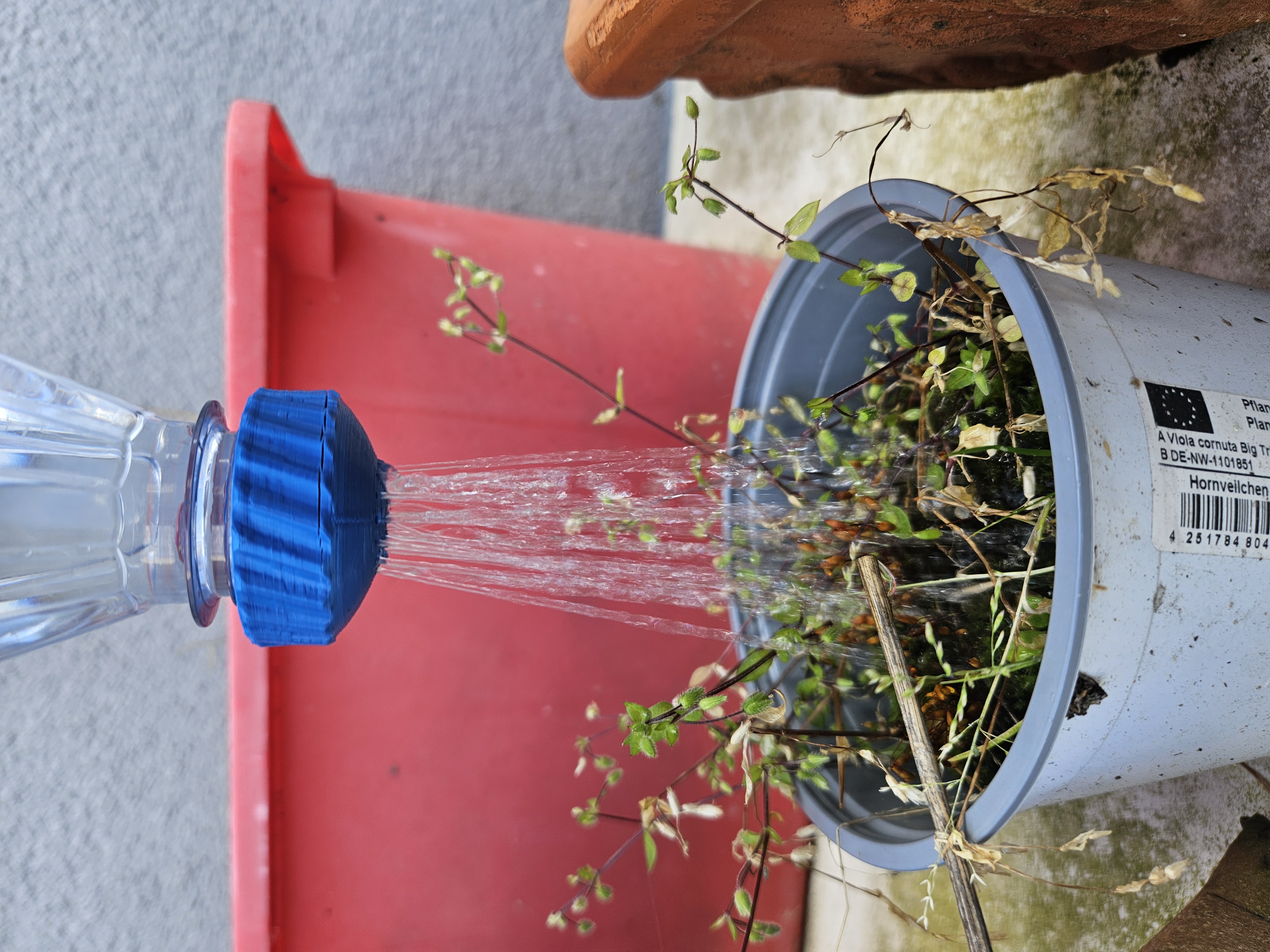 Soda Bottle Watering Cap - Narrow Stream