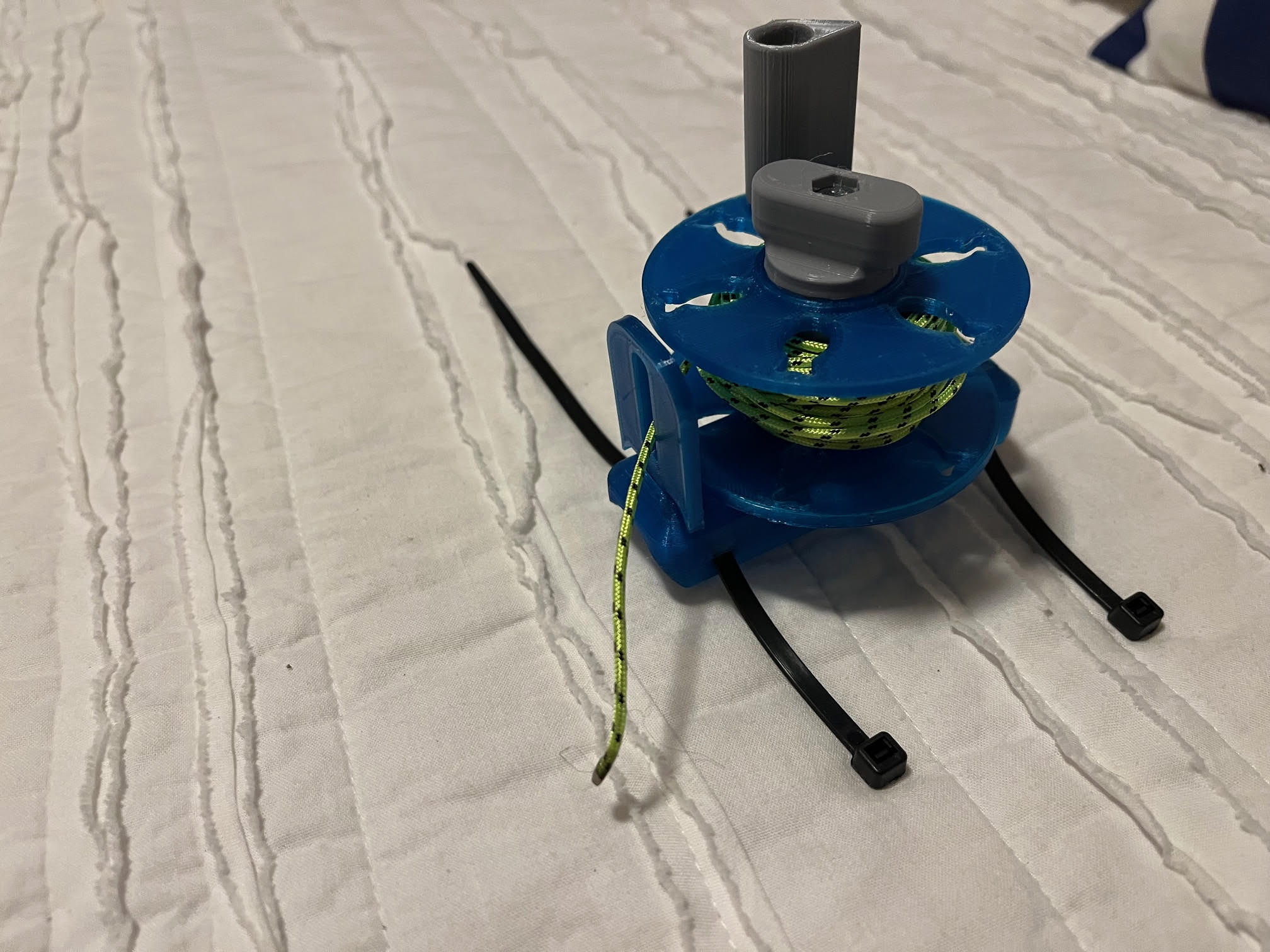 Spearfishing Speargun or Belt Reel for Freediving or Scuba by Jordan K Download free STL model