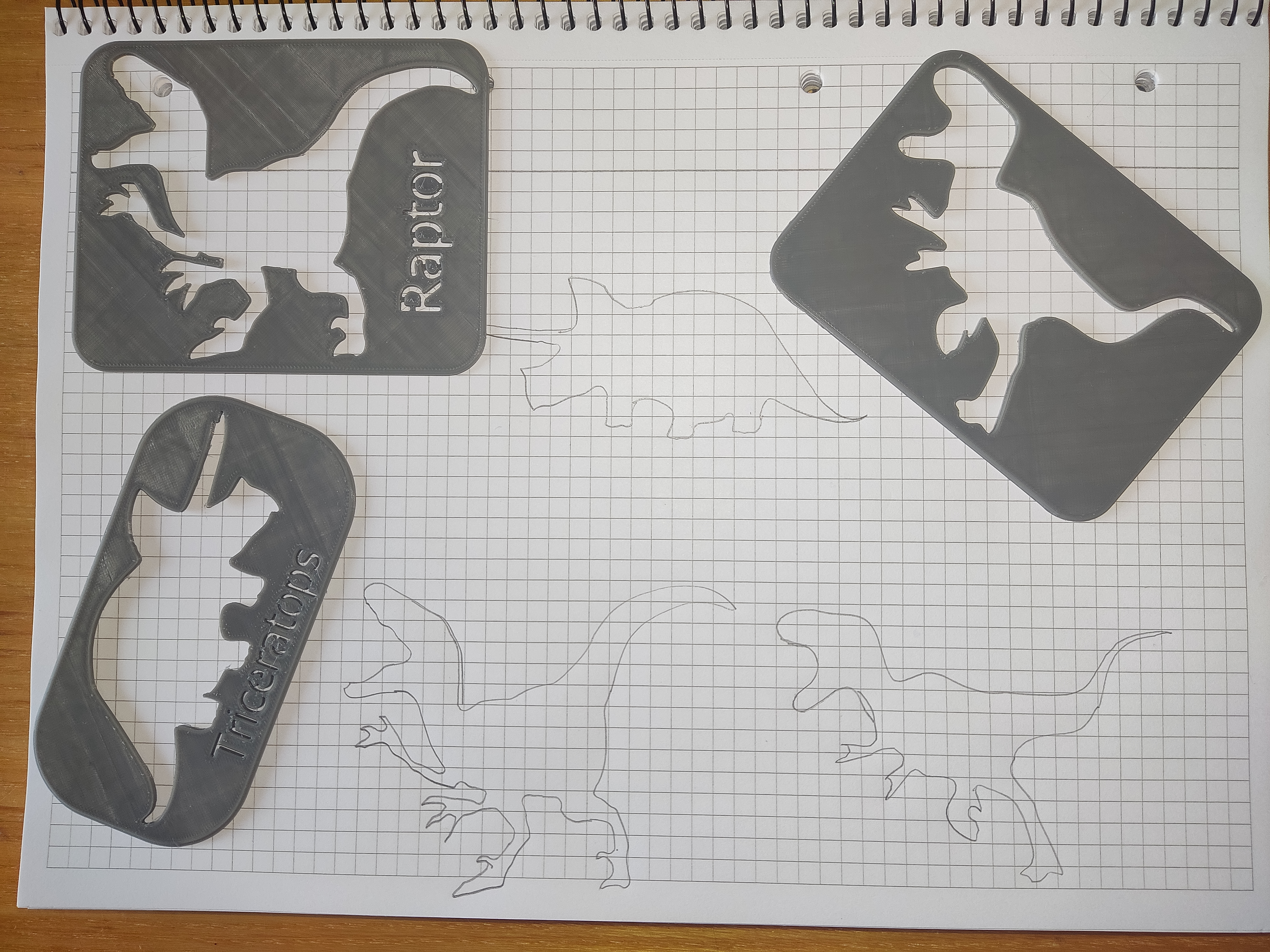 Dino stencil