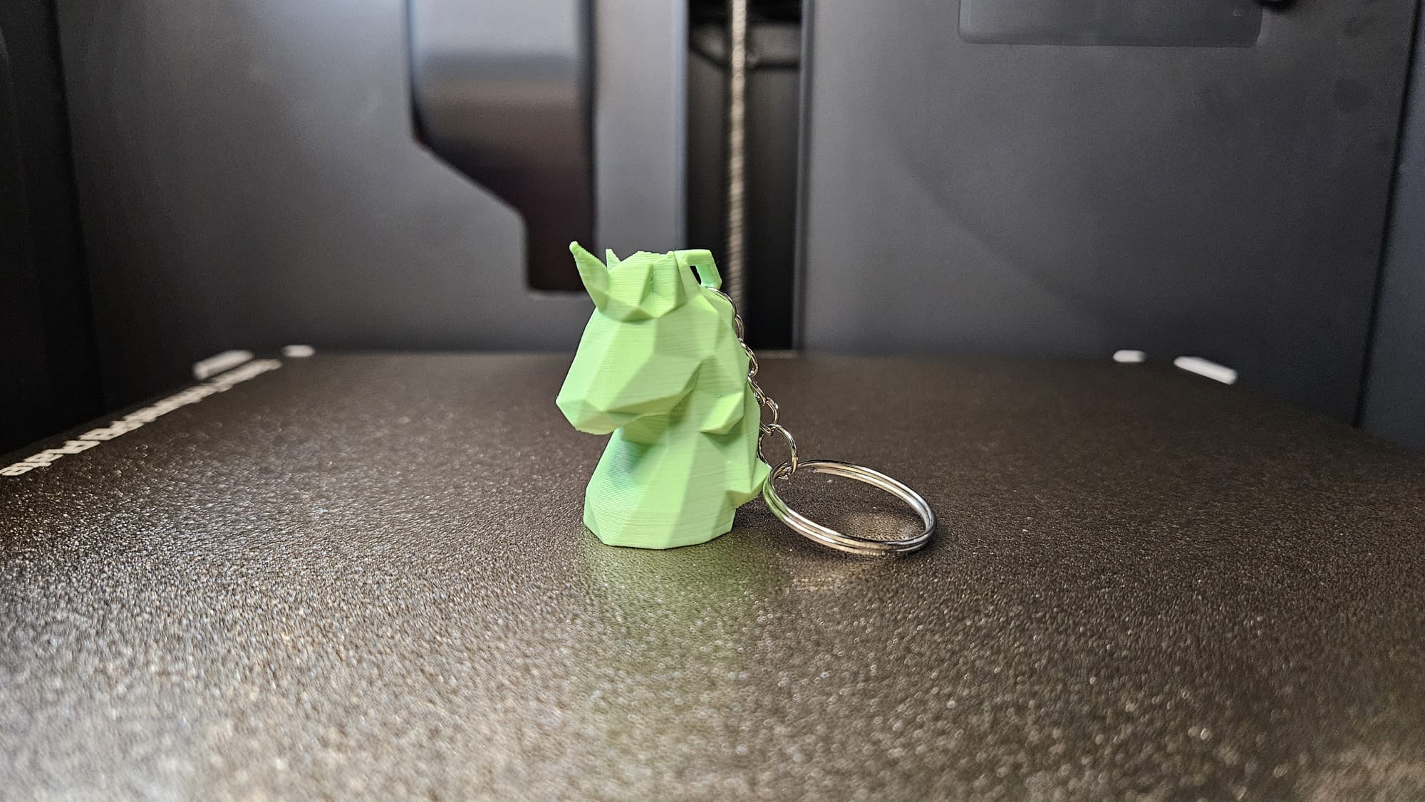 Low Poly Unicorn Keychain