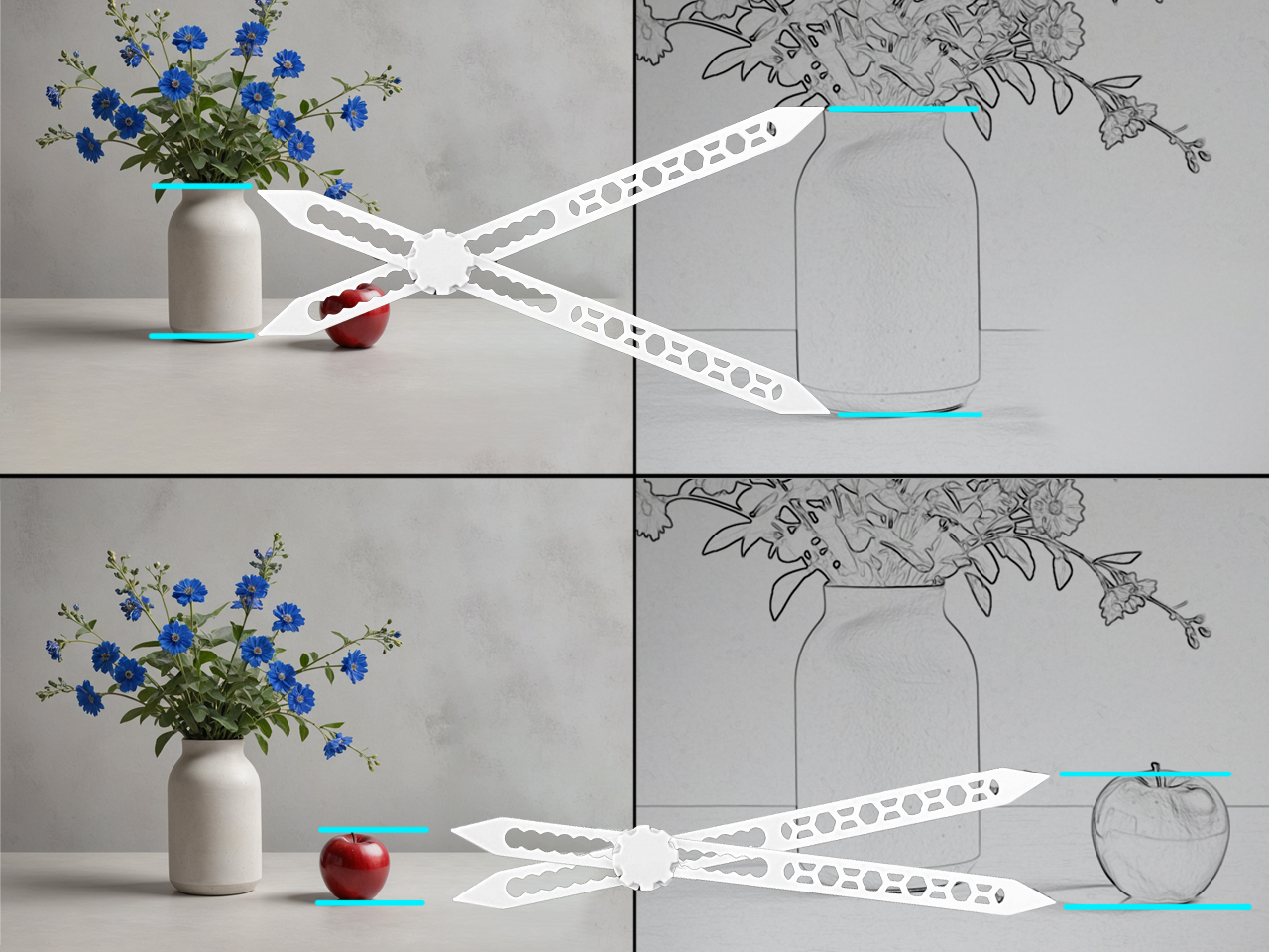 Proportional divider for artists