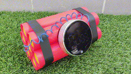 Dynamite countdown clock timer