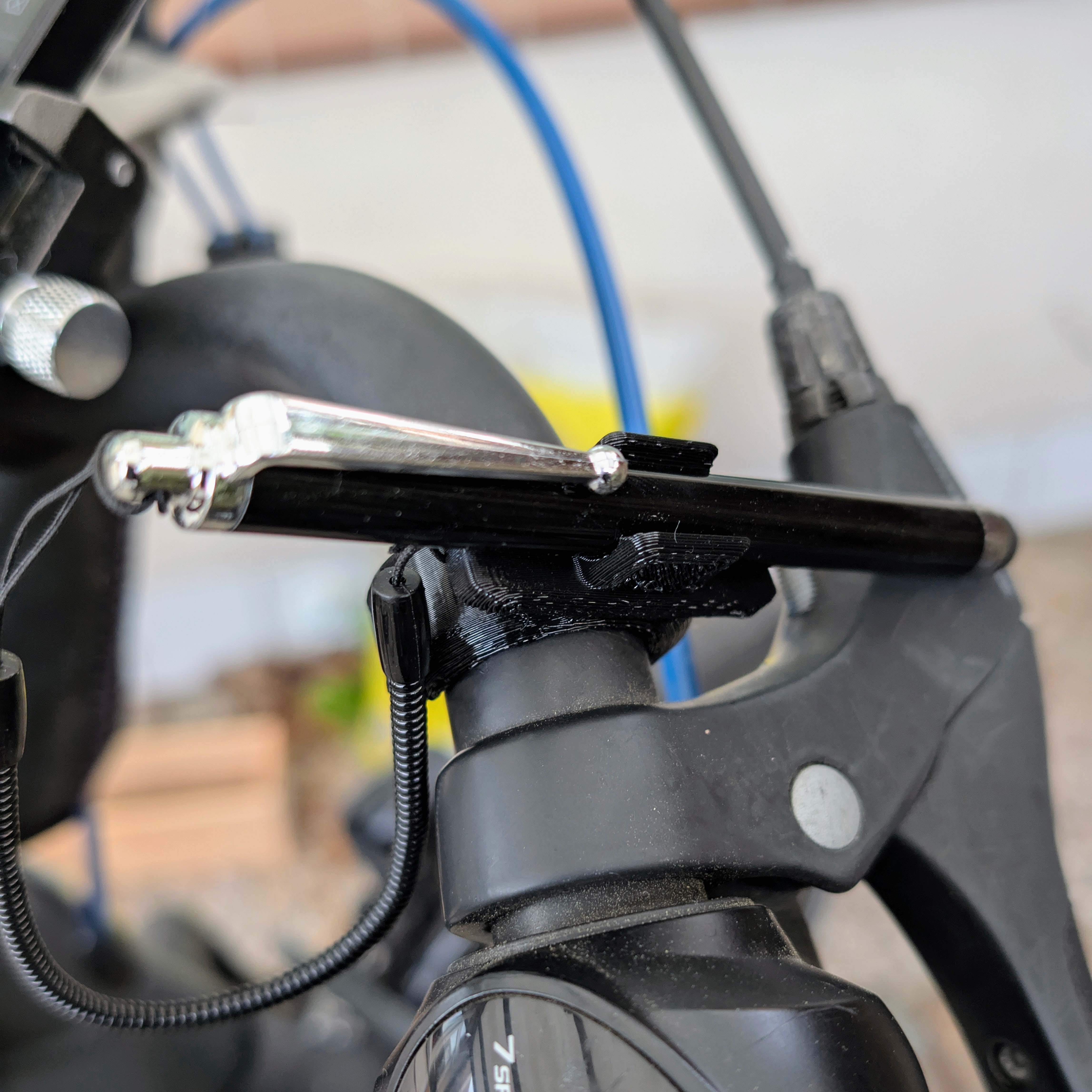 Lightweight bike acessory handlebar mount ⌀ 22 mm PETG