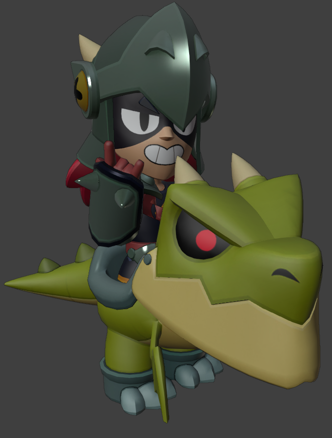 Draco - Brawl Stars by GoatGamez | Download free STL model | Printables.com