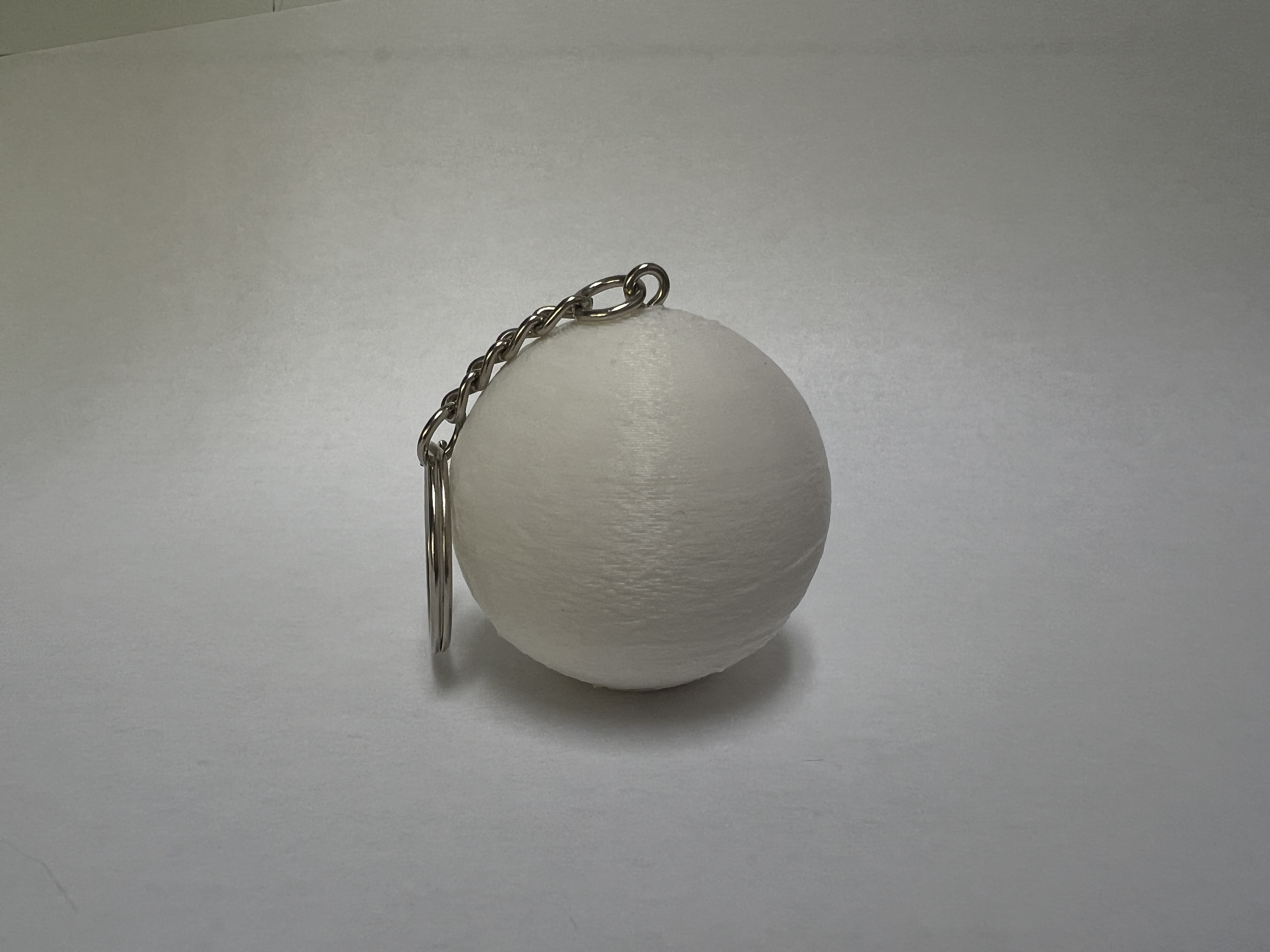 Backpack Accessory Celestial Charm: 3D Printed Moon Keychain