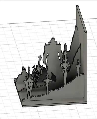 Stormlight Archives Layered Bookends (Laser and 3dp Files) by ...