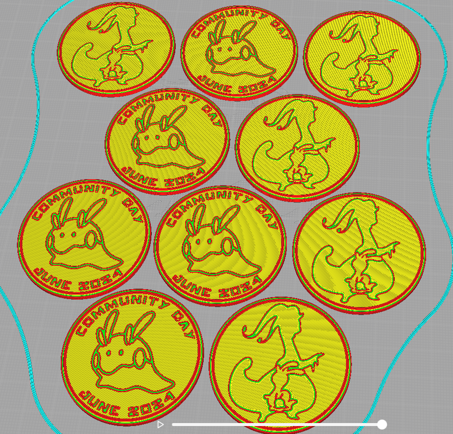 Pokemon Go Community Day #87 coin - Goomy