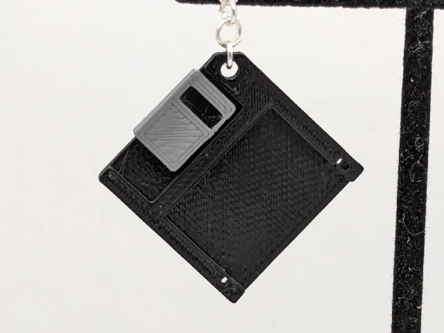 Floppy Disc Earrings (2 pieces)