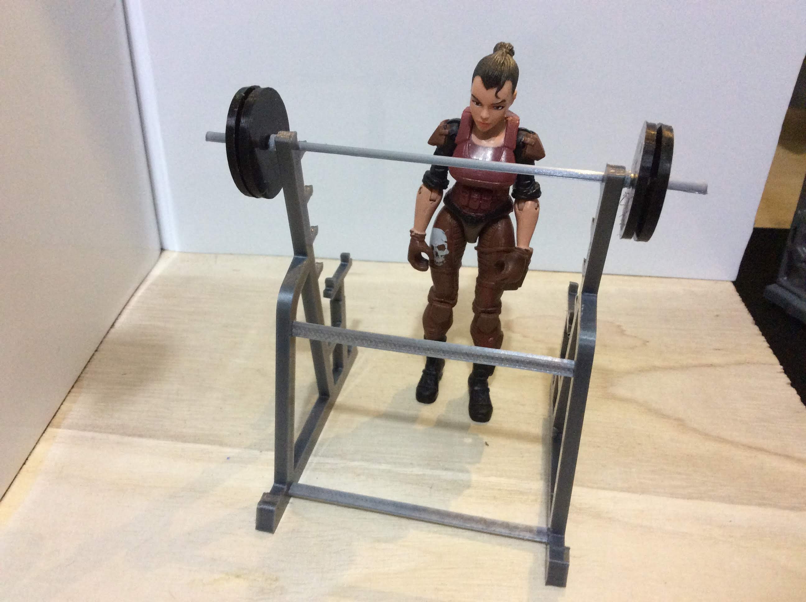 Squat Rack (1:18 scale) by Adrian Herbez | Download free STL model ...