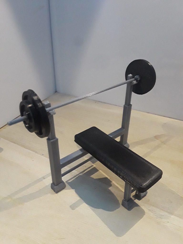 Weight Bench (1:18 scale)
