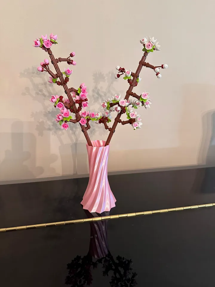 未使用タグ CFCL POTTERY TOP限定色 Cherry Blossom Kutani Ware Porcelain Single-flower Vase Cherry Blossom
