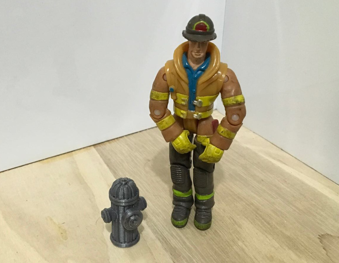 Fire Hydrant and Spray (1:18 scale)