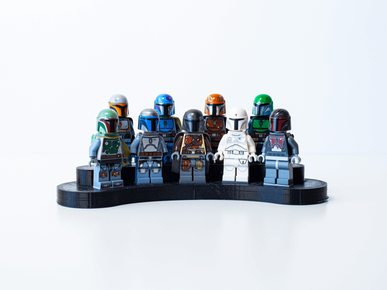 9x LEGO Minifigure Display Stand