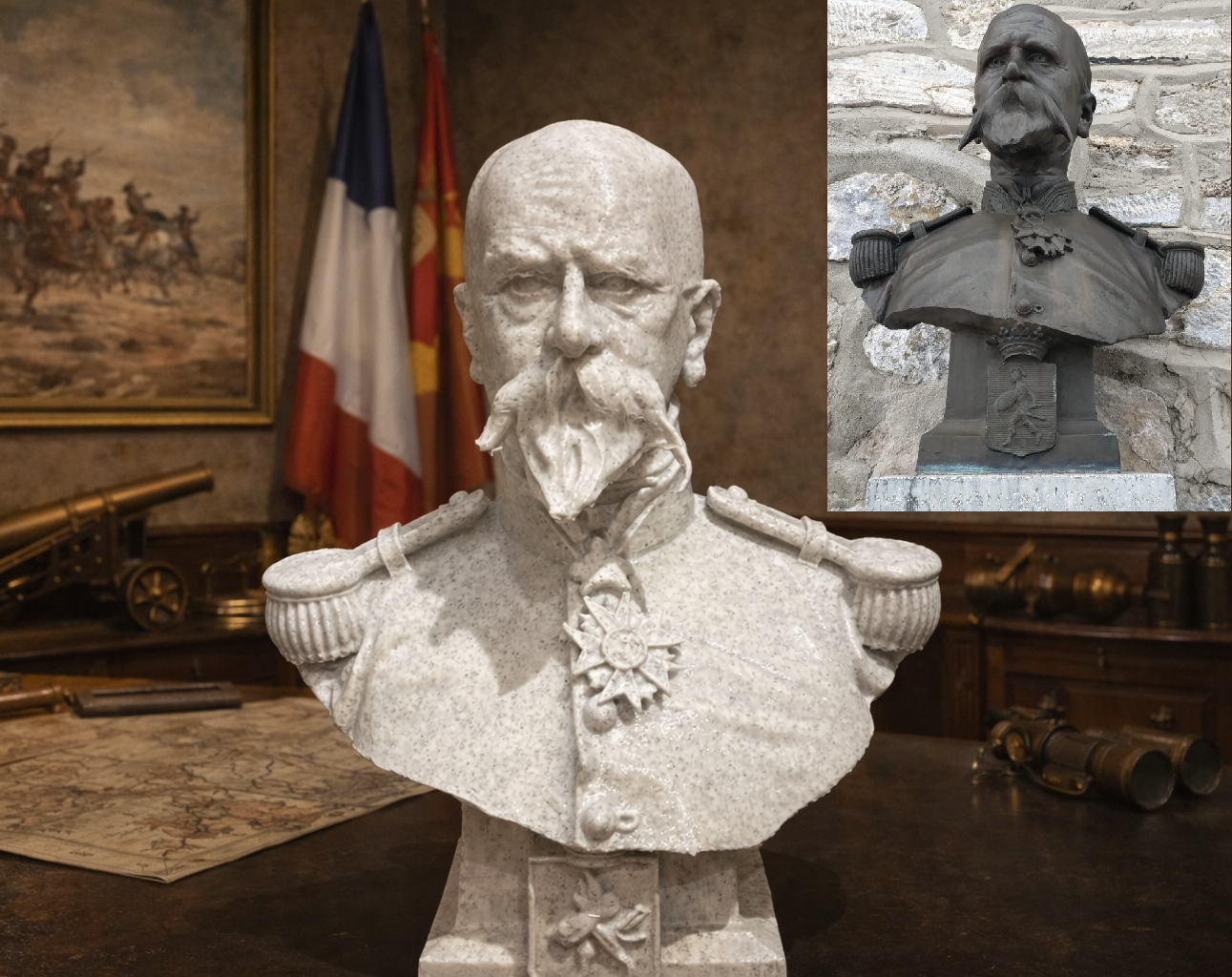 Charles-Marie-Étienne Champion Dubois de Nansouty – Buste