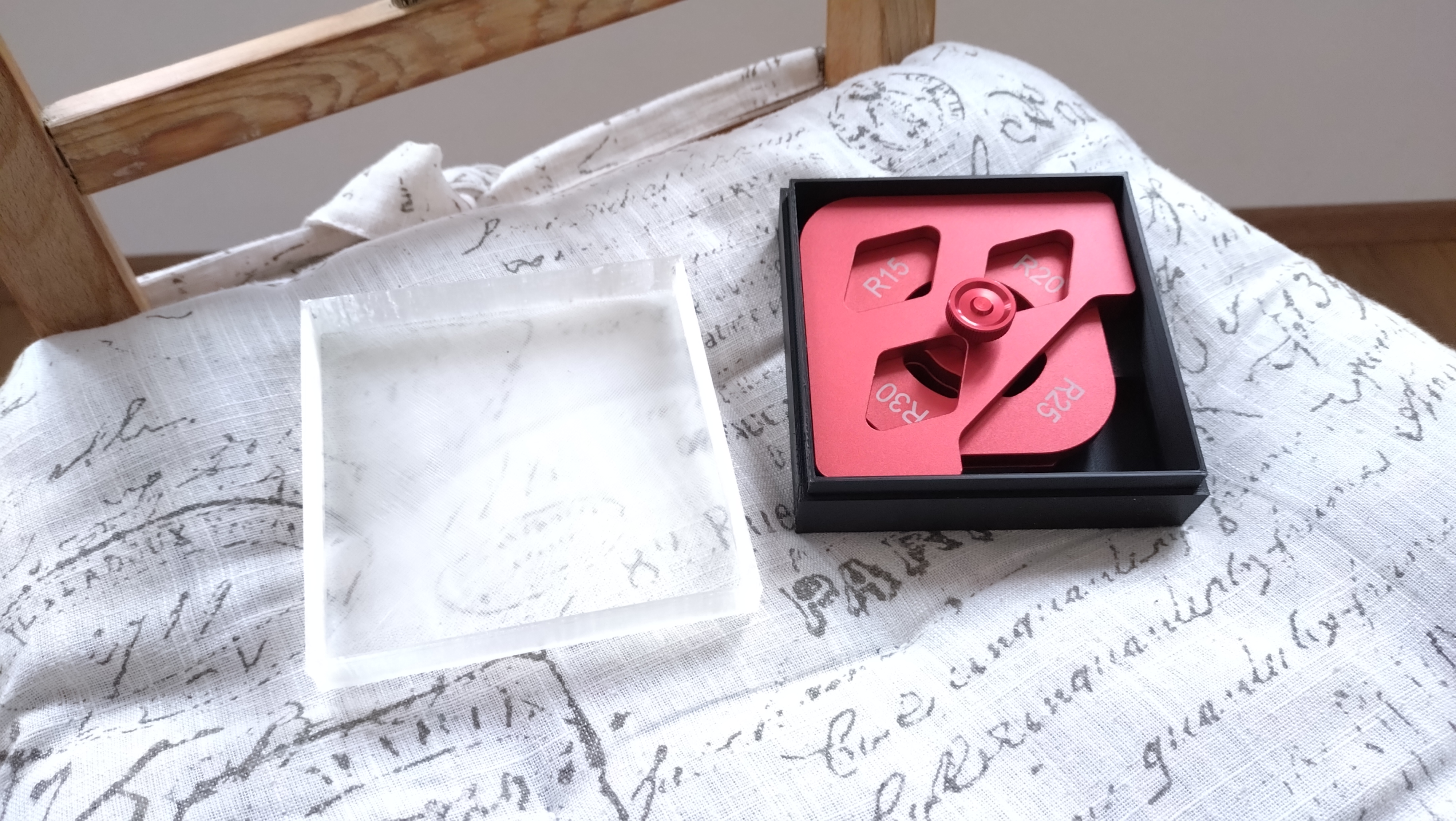 Radius Corner Jig Box, Box für Eck-Frässchablone