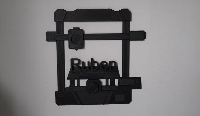 wall art of 3d printer (WITHOUT THE NAME)