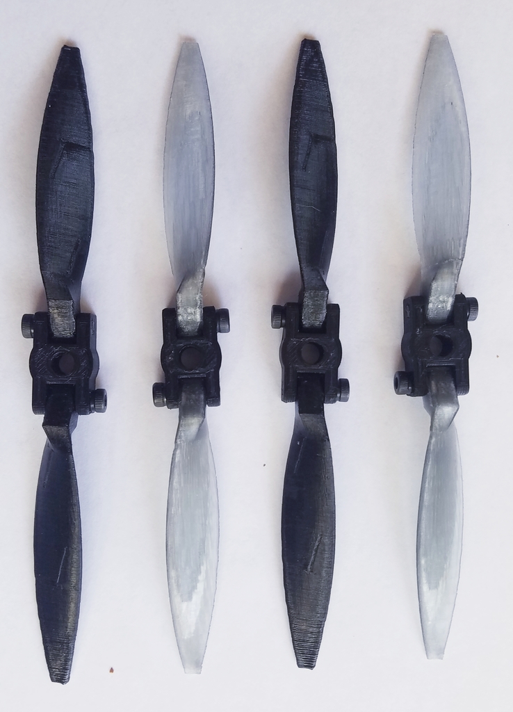 Folding propellers for Rocket Drones by Jamie Claye Download free STL