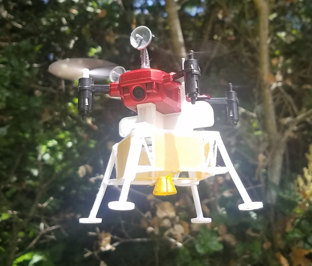Miniatura 3 do modelo 3D Mini Drone LEM (Lunar Excursion Module) 