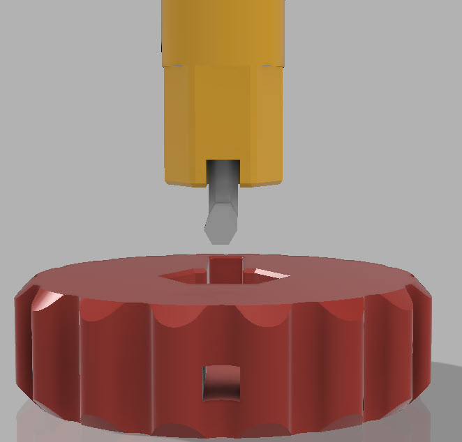 Miniatura 5 do modelo 3D Hex Wrench Driver (Parametric)