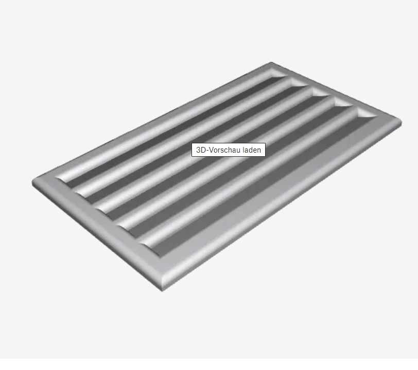 Abdeckung Elektroverteiler Unterputzdose Blinddose 2 und 3 Fach Lamellenoptik / Cover for flush-mounted blind box, 2 and 3 compartment slat optics
