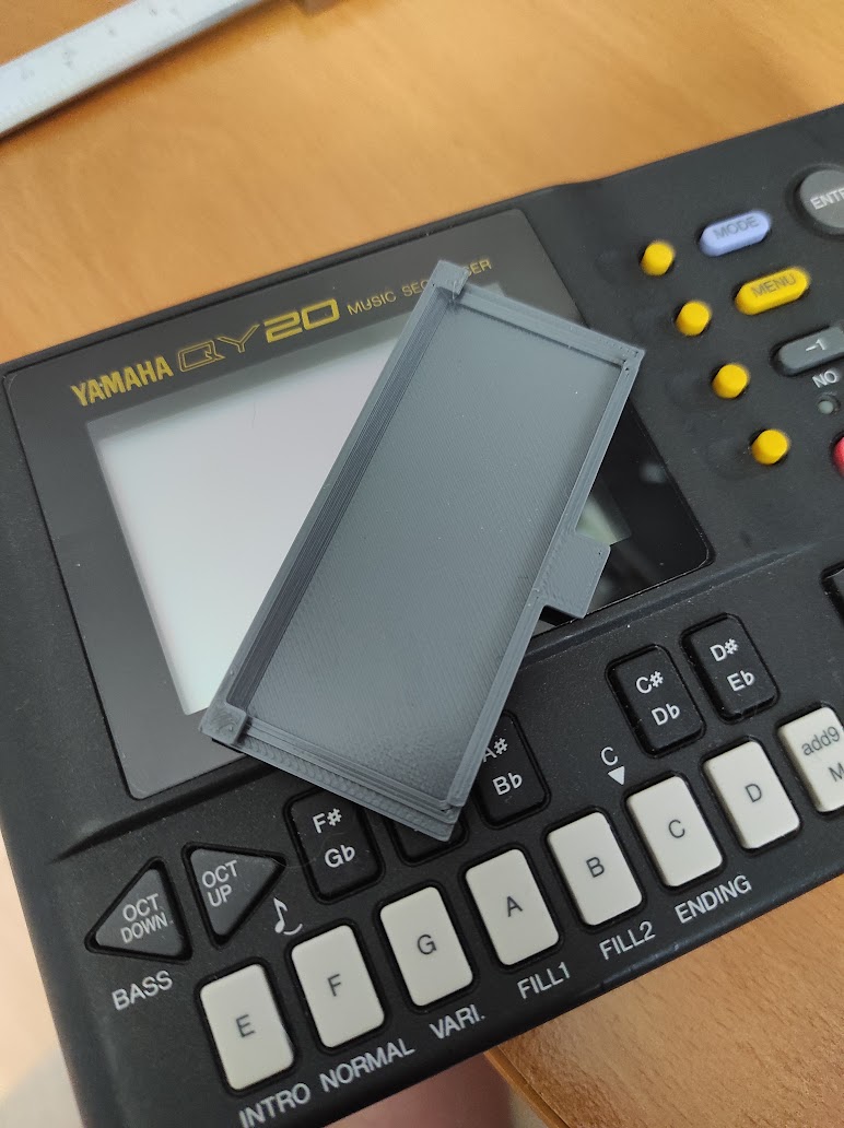 Yamaha qy20 battery cover by axeman download free stl model