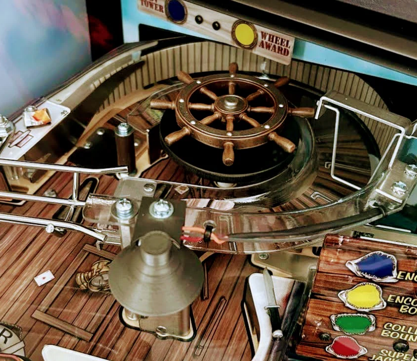 Stern Jaws ship wheel mod