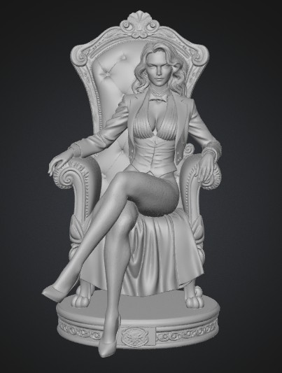 Mistress on the Velvet Armchair