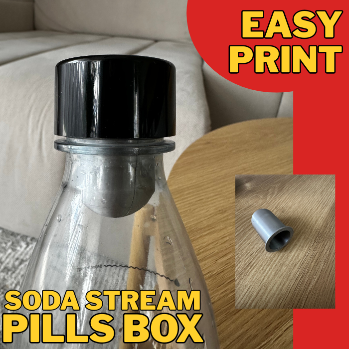 Soda Stream pills box - bottle insert