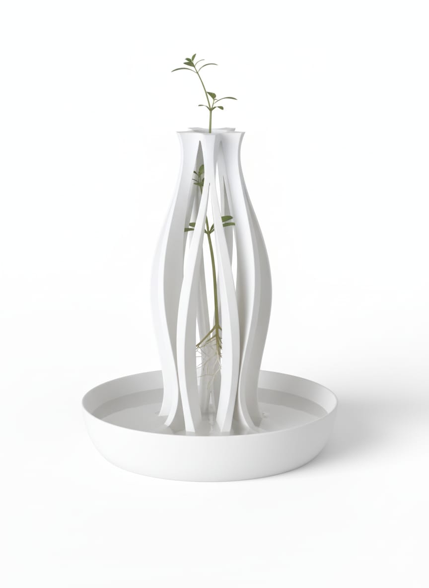 Twist Flow Vase – Modern Home Decor