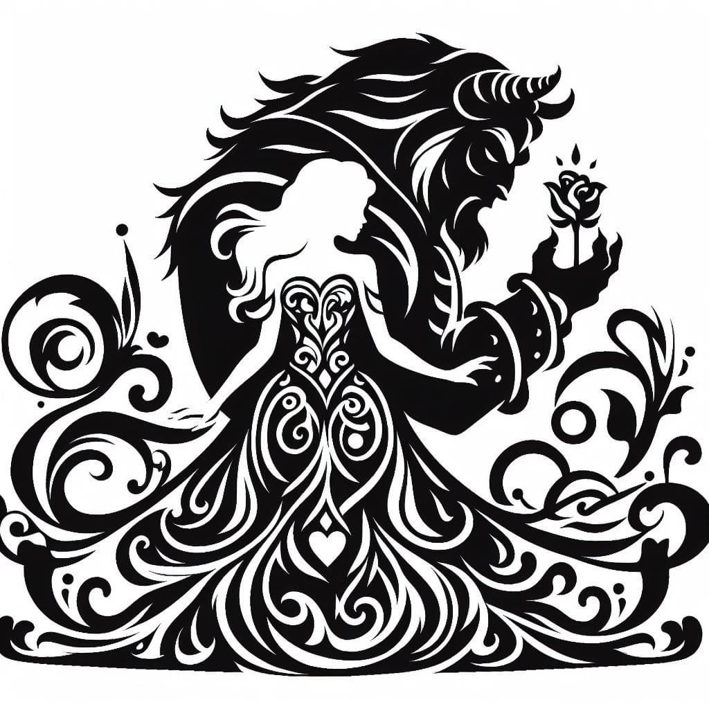 Beauty and the Beast Wall Art