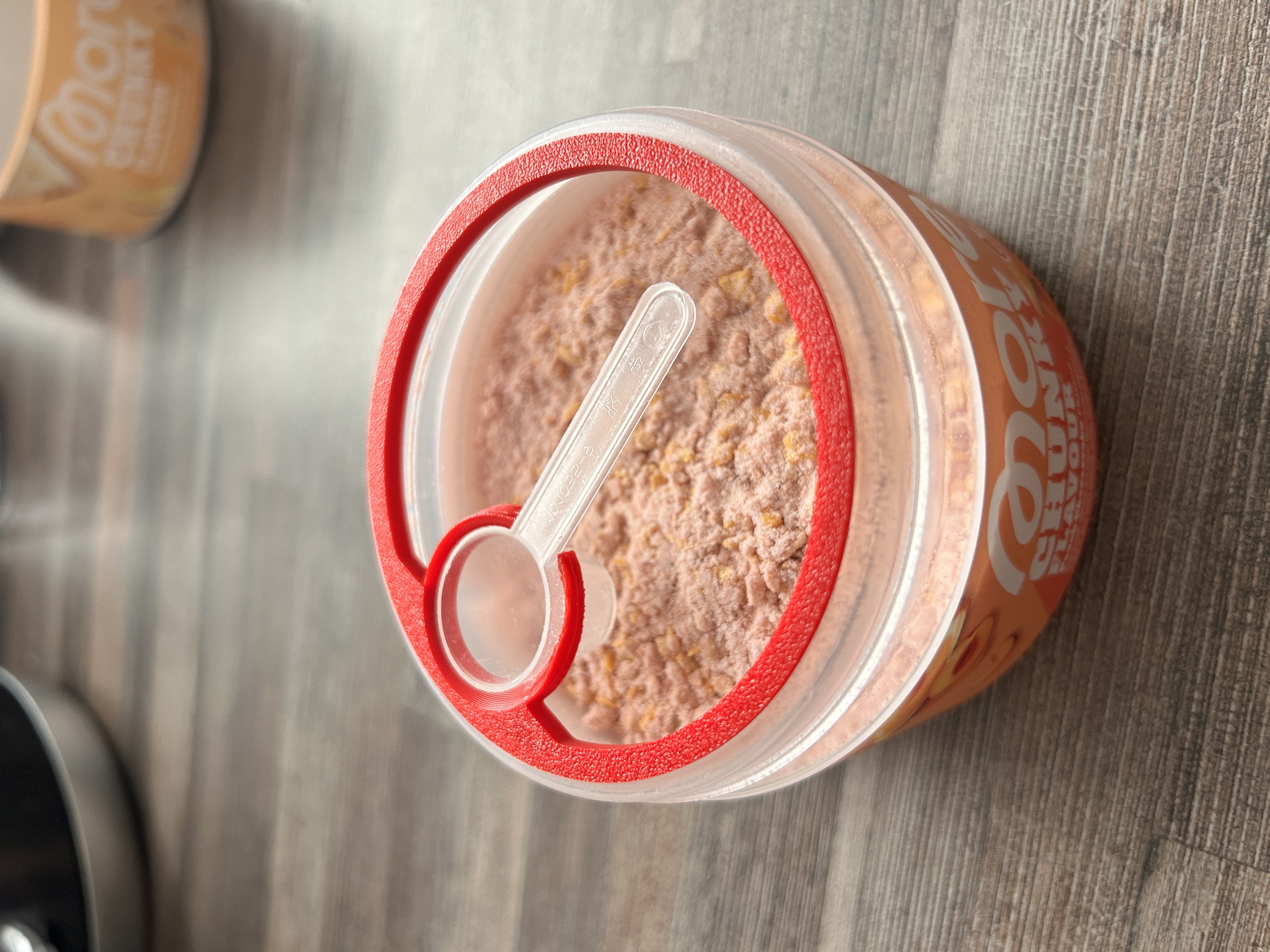 Scoop Holder for MoreNutrition Chunky Flavor (new matte 150g jar)