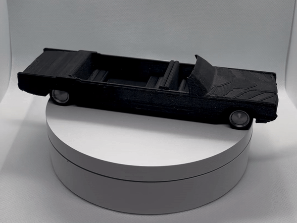 Lincoln Continental Convertible Limousine Kit Card (1:32 scale) — thumbnail 2