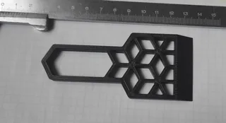 Rhombic print bed scraper