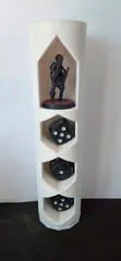 Dice and miniature holder