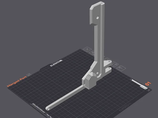 Merged Cover/Bed Holder and 270 Degree Hinge Piece