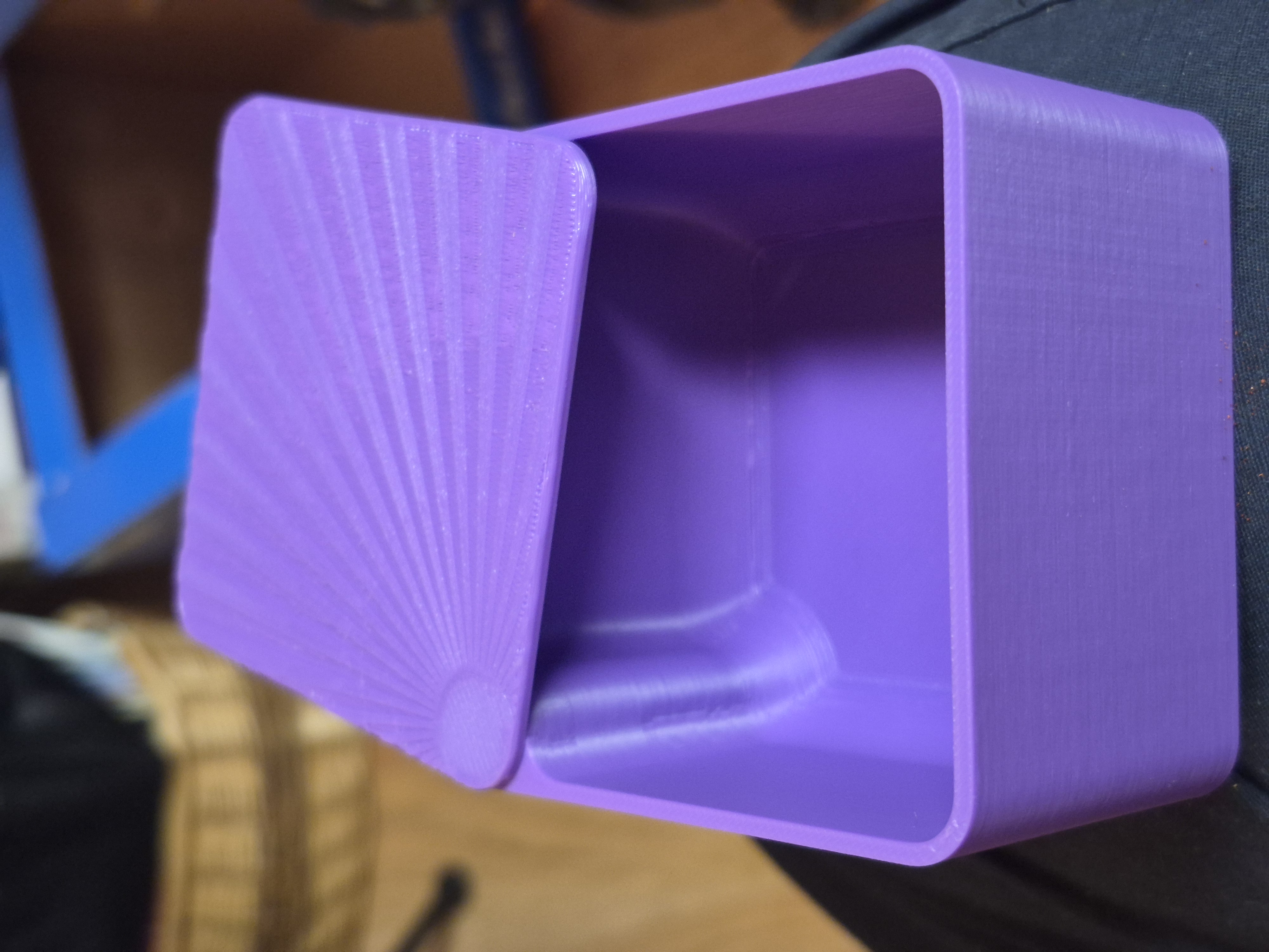 Swing top jewelry box