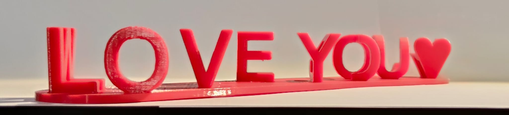 FLIP WORD 3D "LOVE YOU, WEE BITCH"