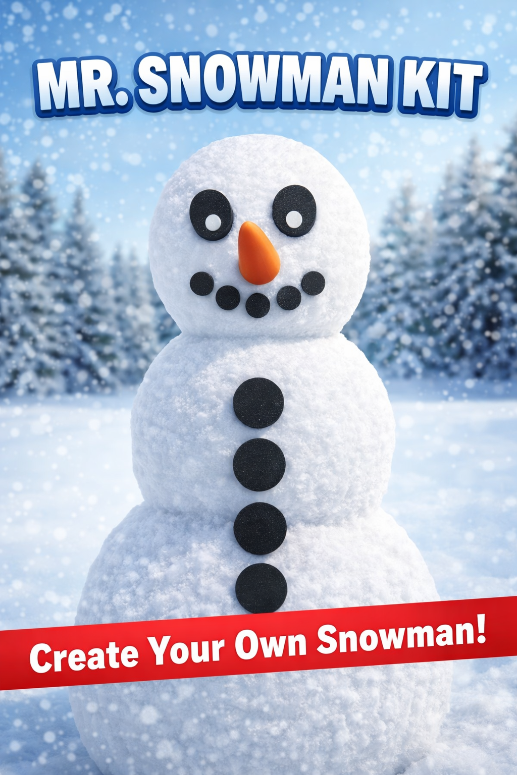 Mr. Snowman Kit - The Mr. Potato Head for the Snow