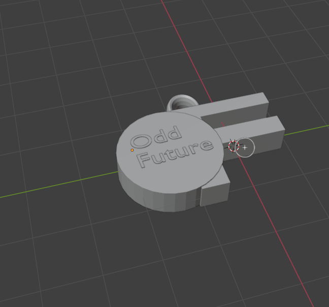 OddFuture(OF) Keychain(IM NEW TO 3D MODELING)