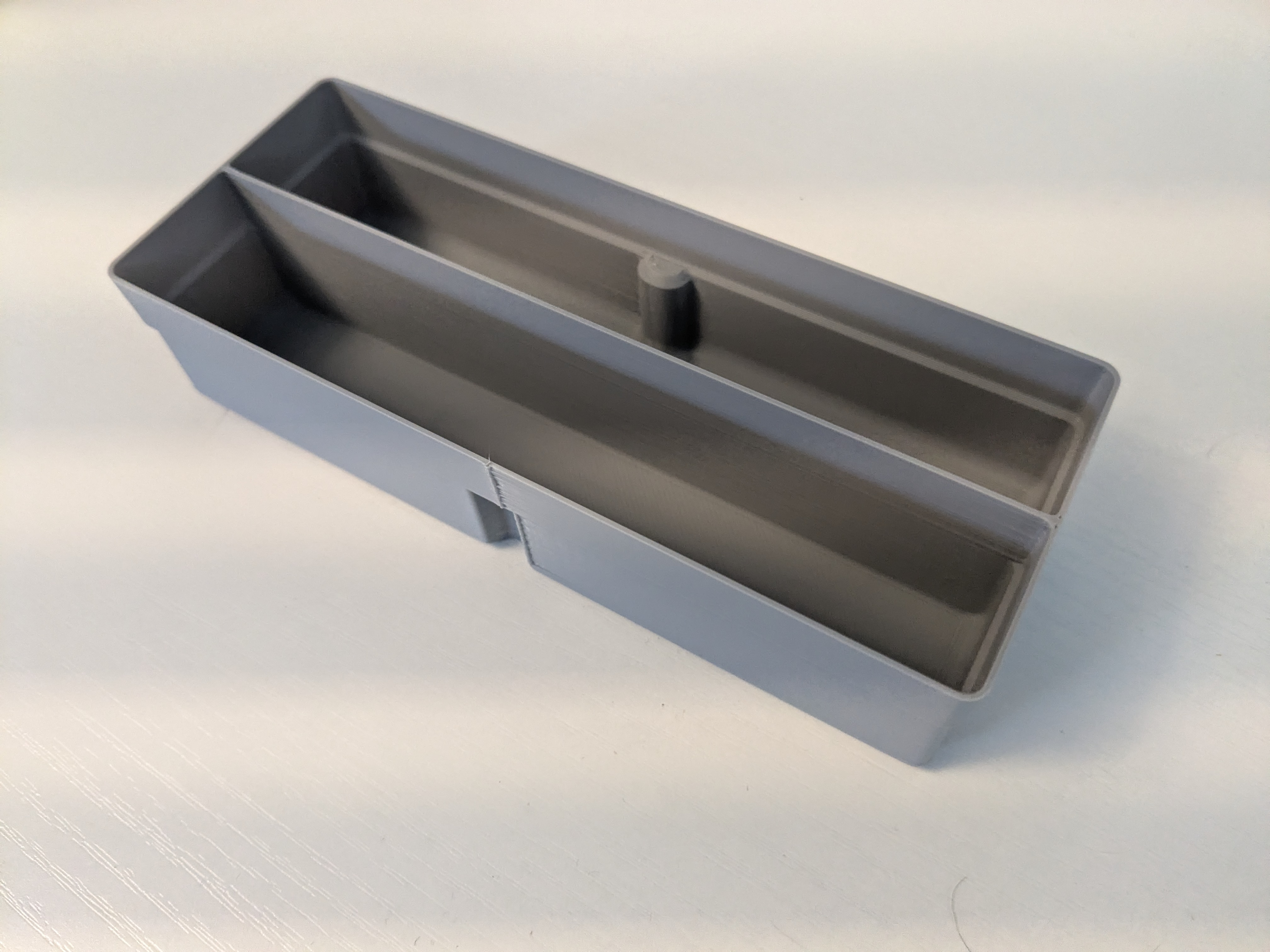 Bin Dividers for Akro-Mils Small Parts Organizers (two section long way)