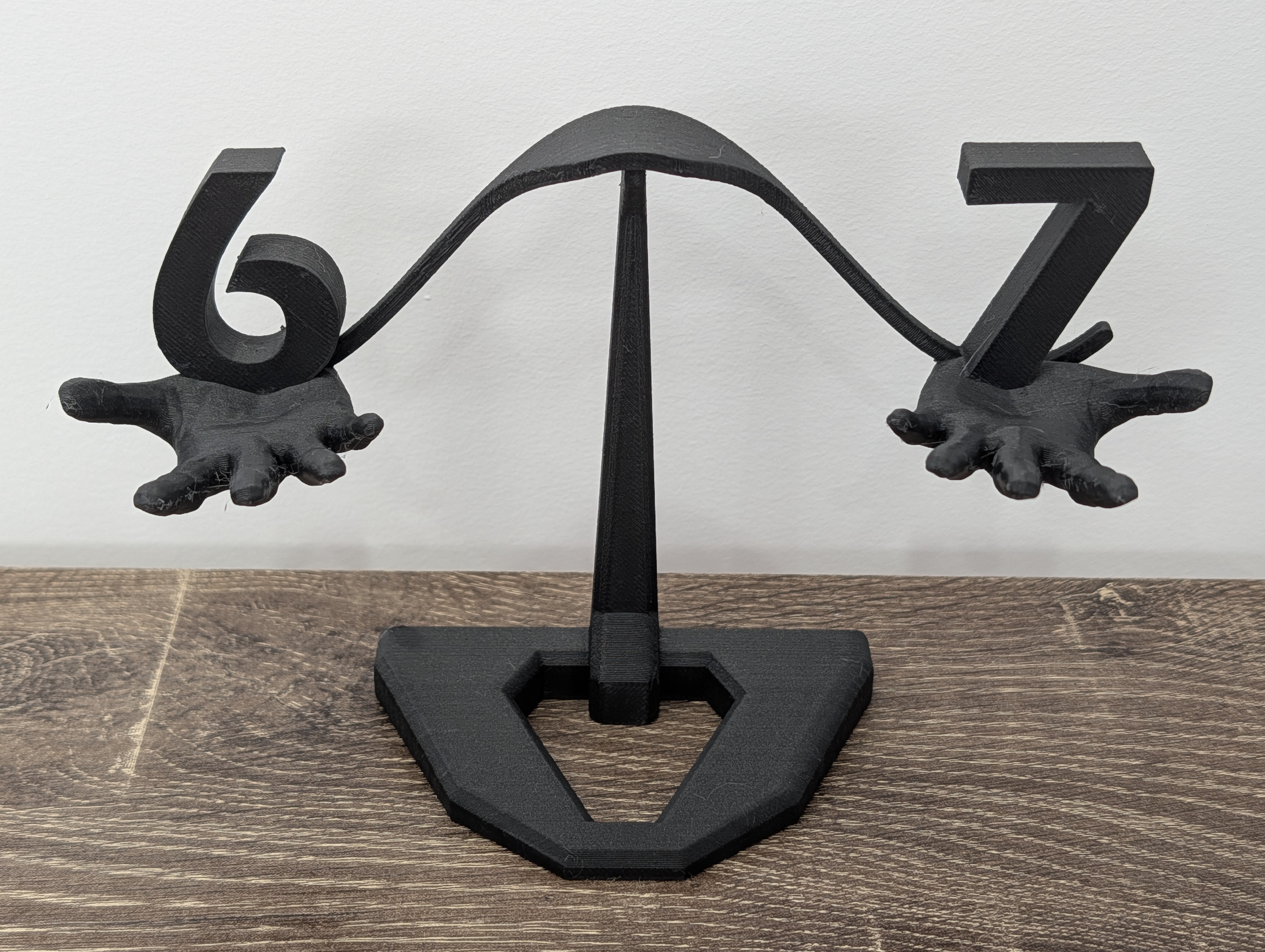 6-7 Desktop Balancing Toy - Print in place, No Supports