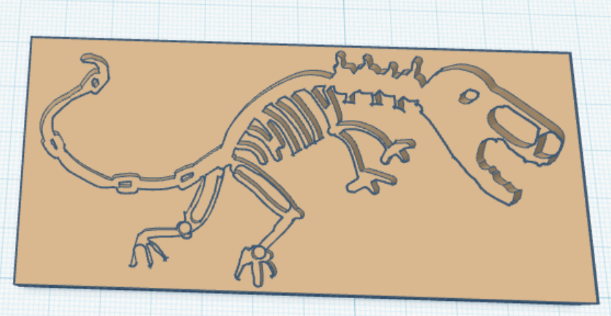 Dinosaur Fossil Stamp