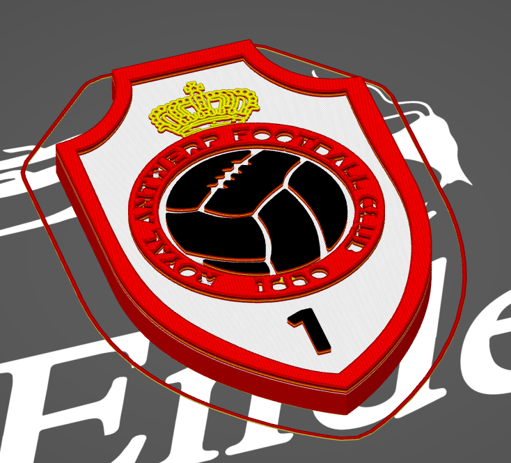 Royal Antwerp Football Club 3d Logo