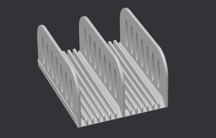 Vertical Soap Bar Holder for 2 Thick Bars